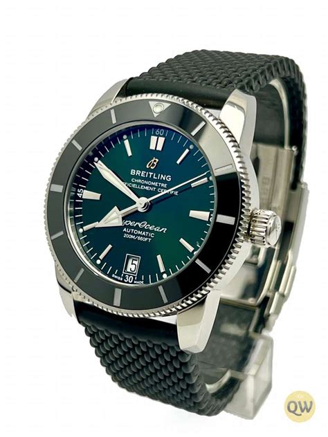 montre automatique homme breitling|Breitling superocean 42 green.